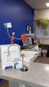 front desk at Brecke Chiropractic Center